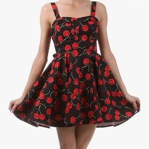Pinup Girl Short Cherry Dress